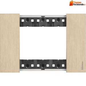 Bticino KA4803ZW Metal Çerçeve 3M Altın